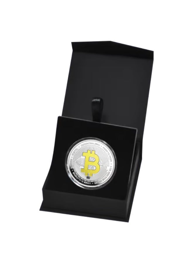 بامب عملة بيتكوين فضية ملونة بوزن أونصة واحدة لعام 2025 - بامب - Image 3